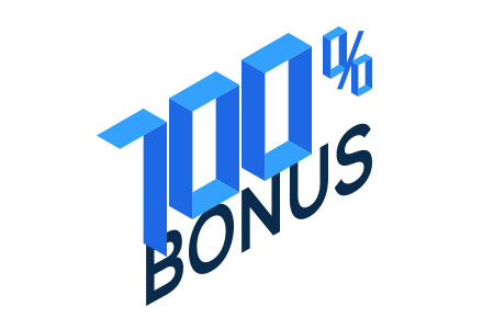 100% DEPOSIT BONUS