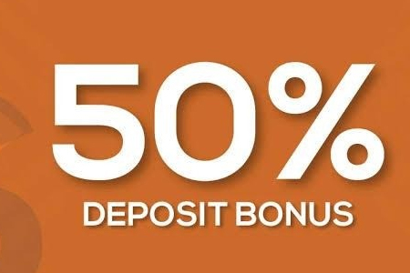 50% Deposit Bonus 