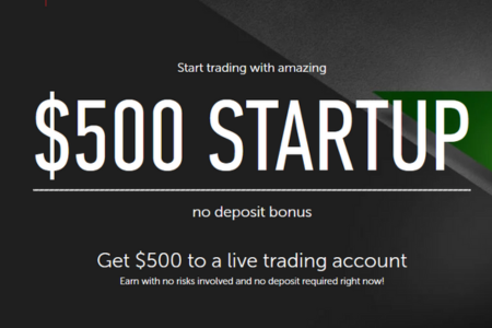 No Deposit Startup Bonus up to $500 - InstaForex